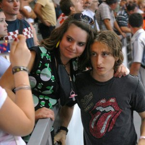 Luka Modrić na počecima karijere