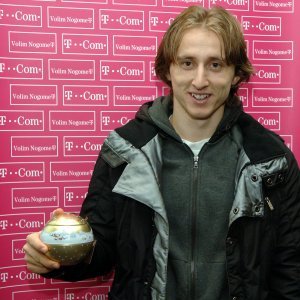 Luka Modrić na počecima karijere