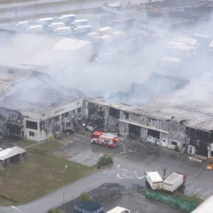 Posljedice požara u Osijeku iz zraka