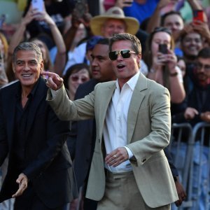 George Clooney i Brad Pitt