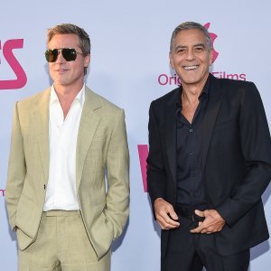 George Clooney i Brad Pitt