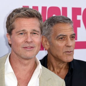 George Clooney i Brad Pitt