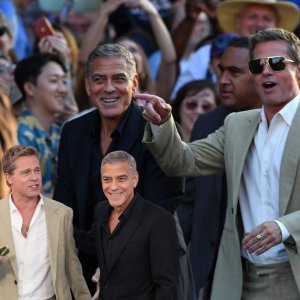 George Clooney i Brad Pitt