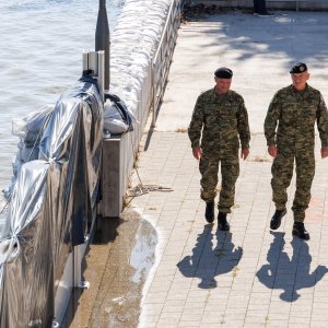 Vrhunac vodenog vala na Dunavu prolazi kroz Vukovar