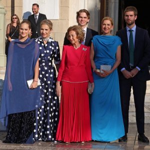 Irene Urdanagarin, Infanta Elena de Borbon, Kraljica Sofia od Grčke, Infanta Cristina de Borbon, Miguel Urdangarin i Juan Urdangarin