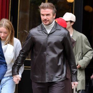 David, Harper, Victoria Beckham