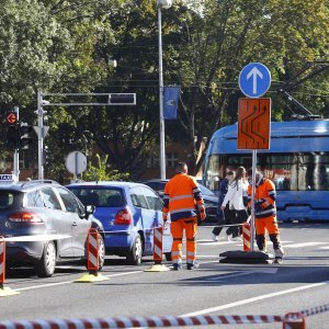 radovi u Vukovarskoj ulici u Zagrebu