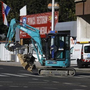 radovi u Vukovarskoj ulici u Zagrebu