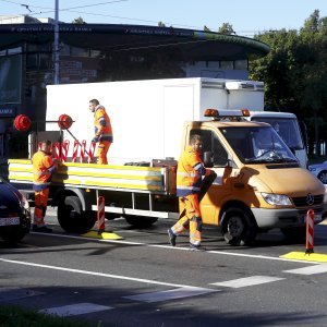 radovi u Vukovarskoj ulici u Zagrebu