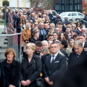 Ispraćaj Ante Ćorušića na Mirogoju