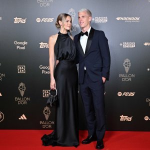 Dani Olmo i Laura Abla Schmitt