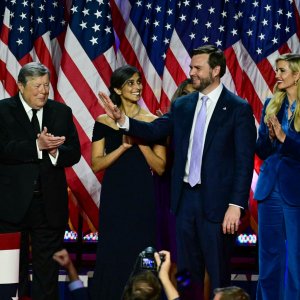 Barron Trump, Viktor Knavs, J.D. Vance, Ivanka Trump i Jared Kushner