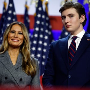 Melania i Barron Trump