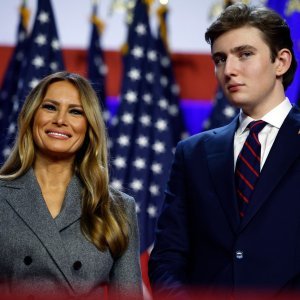 Melania i Barron Trump