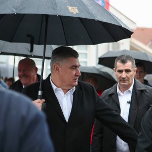 Predsjednik Zoran Milanović na obilježavanju 33. obljetnice stradanja Škabrnje