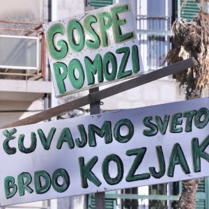 Kaštela: Prosvjed inicijative 'Spasimo Kozjak i Kaštela'