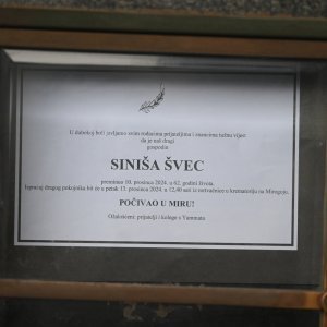 Posljednji ispraćaj Siniše Šveca