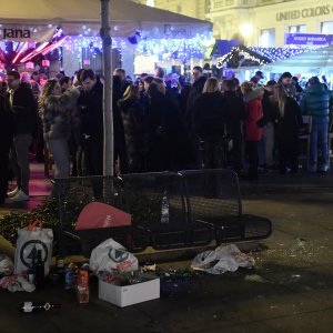 Slavlje na Badnjak u centru Zagreba