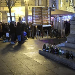 Slavlje na Badnjak u centru Zagreba