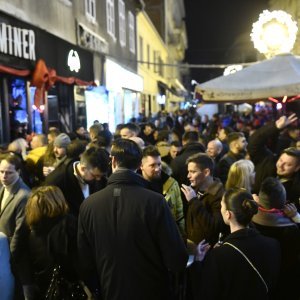 Slavlje na Badnjak u centru Zagreba