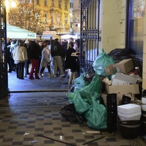 Slavlje na Badnjak u centru Zagreba