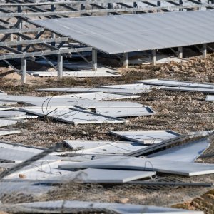 Zaton Obrovački: Bura uništila jednu od najvećih solarnih elektrana u Hrvatskoj