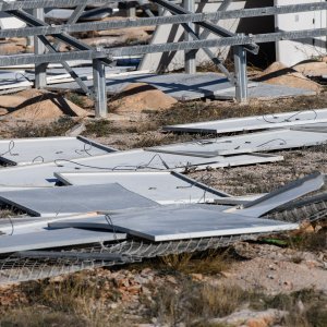 Zaton Obrovački: Bura uništila jednu od najvećih solarnih elektrana u Hrvatskoj