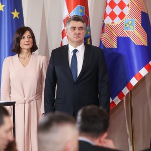 Prvi mandat Zorana Milanovića - inauguracija na Pantovčaku