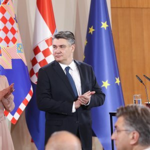 Prvi mandat Zorana Milanovića - inauguracija na Pantovčaku