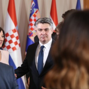 Prvi mandat Zorana Milanovića - inauguracija na Pantovčaku