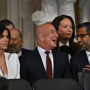 Lauren Sanchez i Jeff Bezos