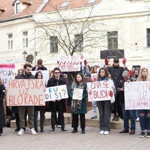 Zagrebački studenti dali podršku kolegama iz Srbije