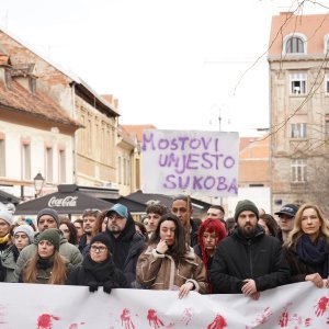 Zagrebački studenti dali podršku kolegama iz Srbije