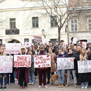 Zagrebački studenti dali podršku kolegama iz Srbije