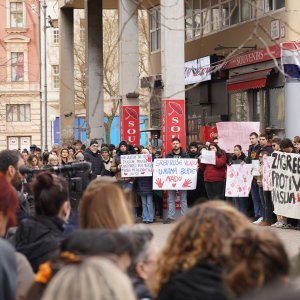 Zagrebački studenti dali podršku kolegama iz Srbije