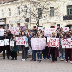 Zagrebački studenti dali podršku kolegama iz Srbije