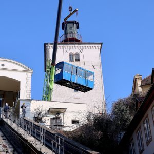 "Leteća" kabina Uspinjače pobudila pozornost prolaznika