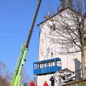 "Leteća" kabina Uspinjače pobudila pozornost prolaznika