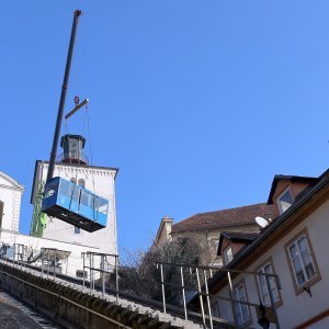 "Leteća" kabina Uspinjače pobudila pozornost prolaznika