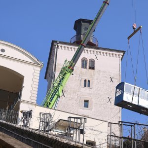 "Leteća" kabina Uspinjače pobudila pozornost prolaznika