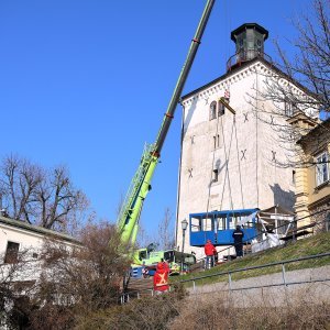 "Leteća" kabina Uspinjače pobudila pozornost prolaznika