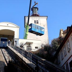 "Leteća" kabina Uspinjače pobudila pozornost prolaznika