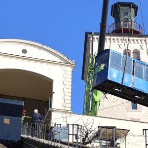 "Leteća" kabina Uspinjače pobudila pozornost prolaznika