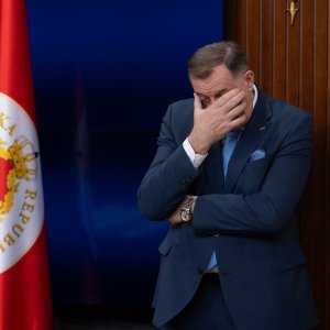 Predsjednik Republike Srpske Milorad Dodik održao je u Banja Luci konferenciju za medije