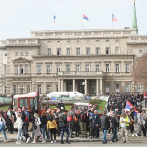 Atmosfera u Beogradu uoči prosvjeda