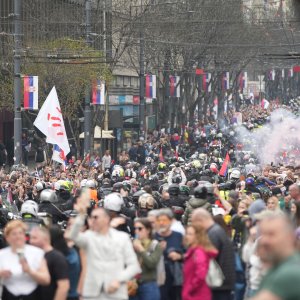 Atmosfera u Beogradu uoči prosvjeda