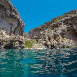 Panoramske fotografije uvale Stiniva