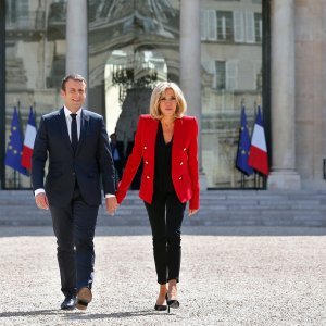 Emmanuel i Brigitte Macron