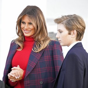 Melanija Trump i njezin sin Barron Trump