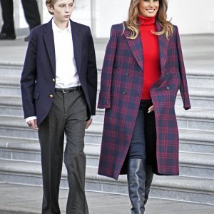 Melanija Trump i njezin sin Barron Trump